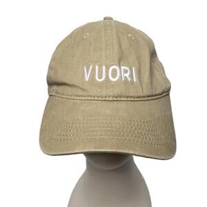 VUORI Unisex Adult Camel Tan Adjustable Baseball/ Dad Hat
